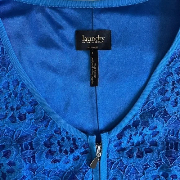 Laundry by Shelli Segal lace dress size 4 - Picture 5 of 11